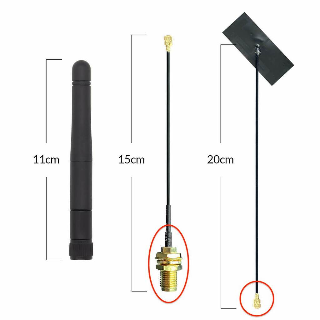 What type is the antenna connector of the WiFi antenna? - DIY Product